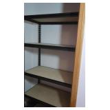 Metal Shelving Unit, 5 Shelves 48x18.5x71"