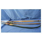 3 Vintage Recurve Bow-Indian,Root,Kodiak