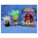 Troll Dolls(2 sm),30th Anniv. Fraggle Rock DVD