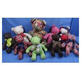 Box of Homemade Teddy Bears