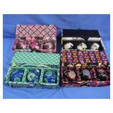 4 Boxes Vera Bradley Christmas Bulbs