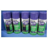 Rustoleum No Hunting, Purples Paint, 5 cans