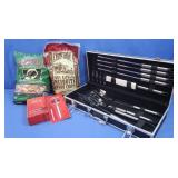 Grill Tools w/Case,Smoking Chips,Traeger Meat
