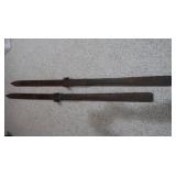 Pr of Wooden Skis