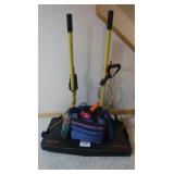 Bowling Ball w/Bag,Balance Board, Bocce Set