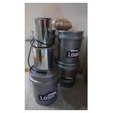 "All Grain Company" Flour Mill&5 Buckets of Grain