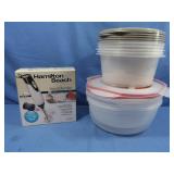 Sterilite 8qt.Rd Lock Containers,Hamilton Beach