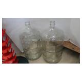 2 Glass Wine Fermentation Bottles