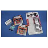 Batteries, various sizes, some NIP