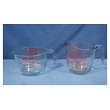 2 Pyrex Glass 4 Cup Measuring Cup