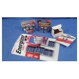 Batteries, various sizes, some NIP