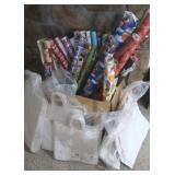 Box of Gift Wrap & Gift Bags