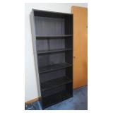 Wooden Shelf Unit, 5 Shelves, 29.75x12x71"