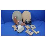 Craft Box of Wooden Cut Outs