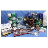 Christmas Lights, Bulbs, Cords, Collectible Plates