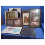 Assortment of Pictures in Frames