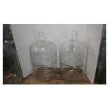 2 Glass Wine Fermentation Bottles