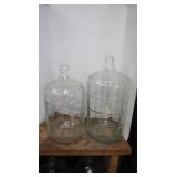 2 Glass Wine Fermentation Bottles