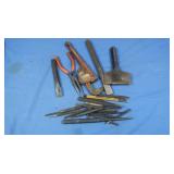 Chisels, Pipe Wrench, Pliers