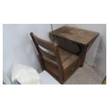 Antique School Desk