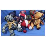 Box of Homemade Teddy Bears