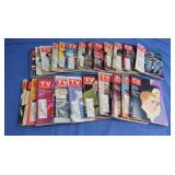 Vintage TV Guide Magazines from 1972(24)