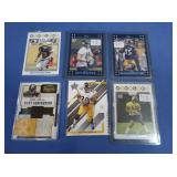 6 Steelers Trading Cards-Willie Parker, Nate