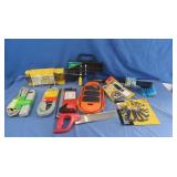 All NIP Tool Lot-Miter Box, Hex Keys, Power