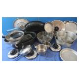 Lot of Cookware Includes Enamel Roaster & Bundt