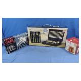 All NIB-65 Pc Silverware Set,10Pc Gourmet Cutlery