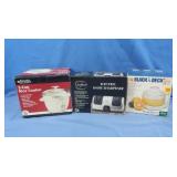 All NIB Elec Knife Sharpener,Rice Cooker&Handy