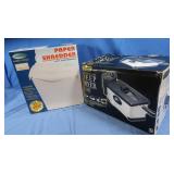 All NIB-3.2 Qt. Deep Fryer&coovert Paper Shredder