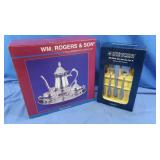 All NIB 4 Pc Coffee Set&20Pc Flatware Set