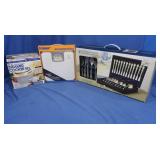 All NIB 65Pc Silverware Set,17Pc Microwave