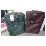 2 nW Soft sided XL Luggage, 2 Wheels w/Handle