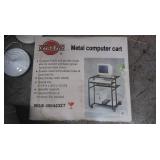 NIB Metal Computer Cart