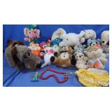 Vintage Stuffed Animals-Smurfs & More