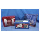 All NIB-sm Jewelry Box,Iron,Silver Bowl