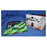 All NIB Rival Rice Cookerr,Genrex 2000 10pc Knife