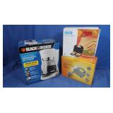 All NIB-12 Cup Coffee Maker,Sandwich Maker&Hand