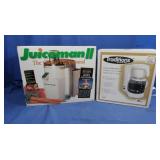 All NIB-123 Cup Coffee Maker&Juiceman II