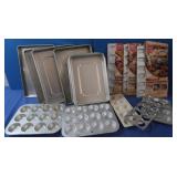 5 Muffin Pans, 4 Cake Pans, 3 New Classic Cookie