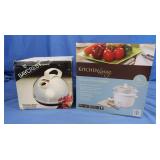 All NIB 16 Cup Rice Cooker&Elec Kettle