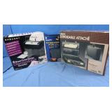 All NIB Expandable Attache,Paper Shredder&Surge