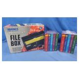 All NIB-Hanging Folder File Box,2 Webster