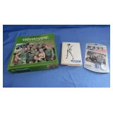 "Mash" Trivia Game, "Mash Book & "Mash" Dog Tags