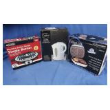 All NIB-Emerson Contact Grill,Elec Cordless Water