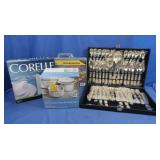 All NIB-16pc Dinnerwre Set,18pc Cutlery Set&more