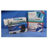 All NIB Exercise Lot-Yoga Kit,Ball&Band