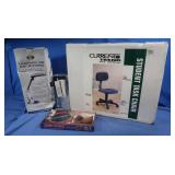 All NIB-Task Chair,Cordless Phone,Desk Lamp&more